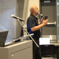 Ben Tchoubineh speaking at the Compliance Jam workshop