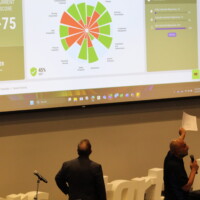 FutureFeed demonstrating their software